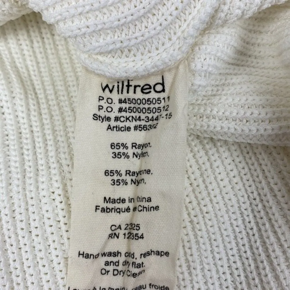 Wilfred Ivory Sleeveless Knit Tunic Top  S - Image 9