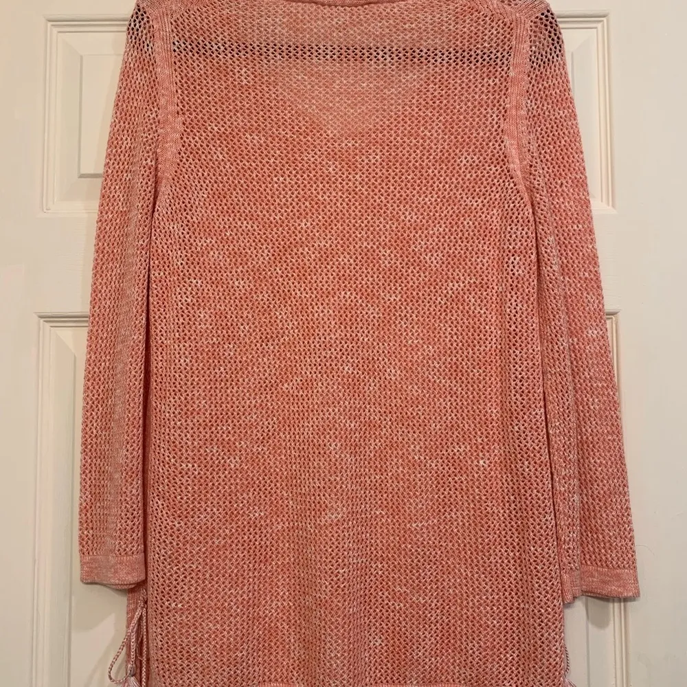 Talbots Pink Tunic Relaxed Fit 3/4 Sleeve - Image 7