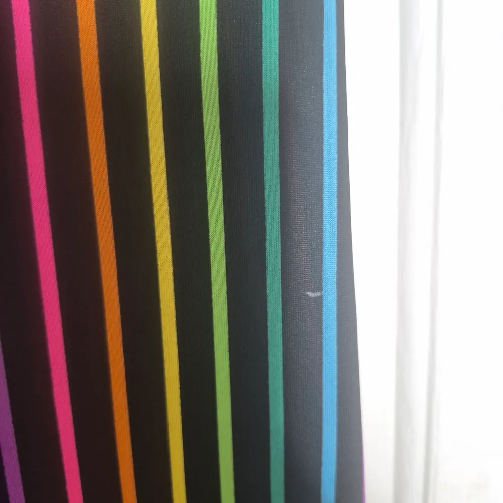 Love Bodycon Side Slit Maxi Dress Rainbow Pride Stretch Size Small Multiple - Image 6