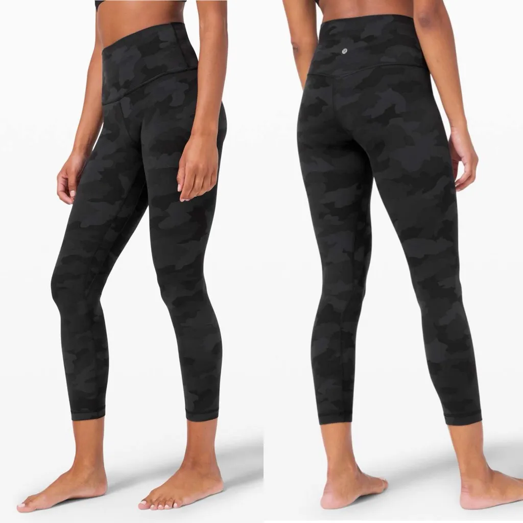 Lululemon Align Pant 25" Camo Deep Coal Multi - Image 2