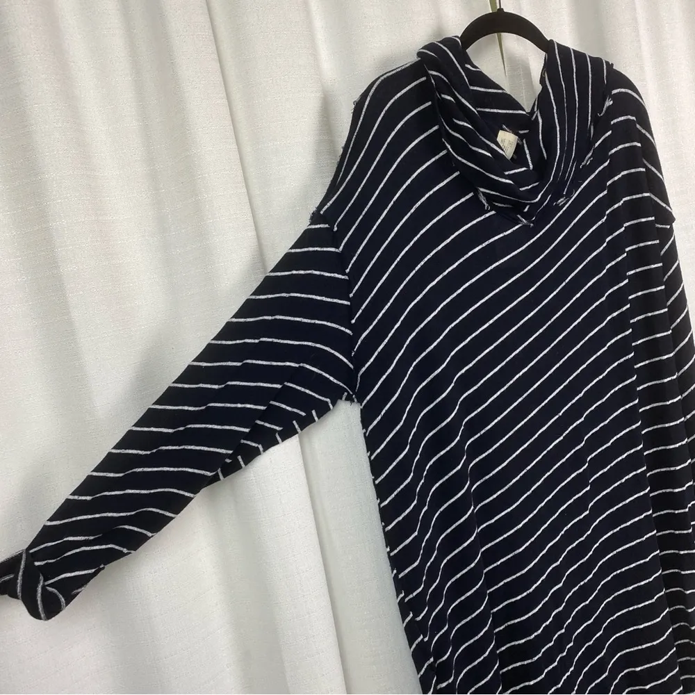 Free People Blue Stripe Gotta Have It Striped Tunic Sweater Sz.L NWT - Image 10
