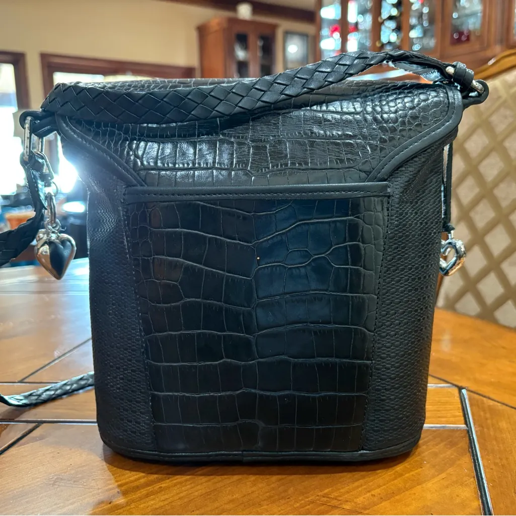 Brighton brand Black Crocodile-Embossed bag that is really beautiful. - Image 10