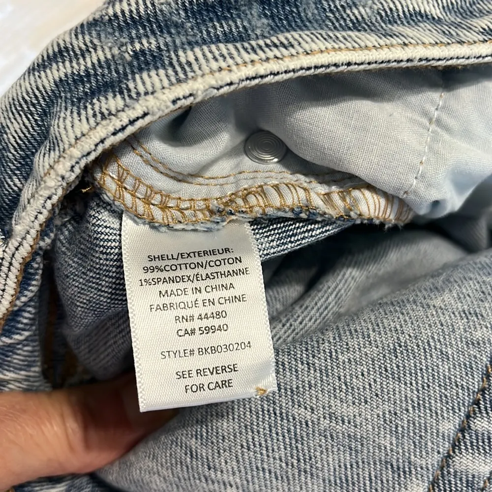 Jeans Tinseltown High Waist Loose Mom Wendover Wash Denim Womens 11 Waist 30 - Image 9