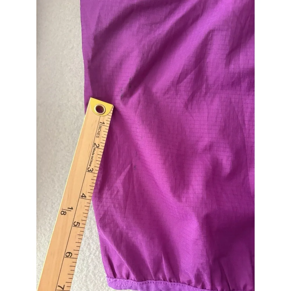 Vintage Patagonia Windbreaker Jacket Medium Purple Ripstop Lightweight ** - Image 14