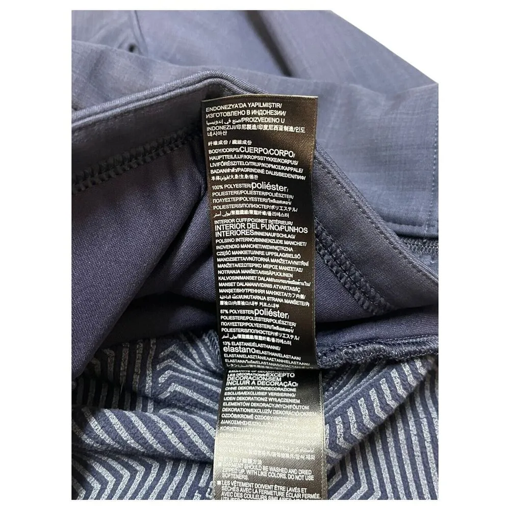 Under Armour Jacket Womens XS Loose ColdGear Pockets Full Zip Hoodie Sporty Blue - Image 9