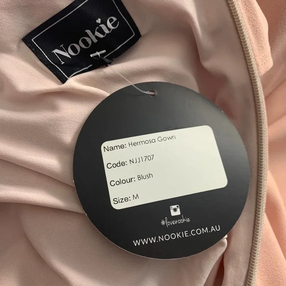Nookie‎ Hermosa Strapless Gown in Blush Pink - Image 11
