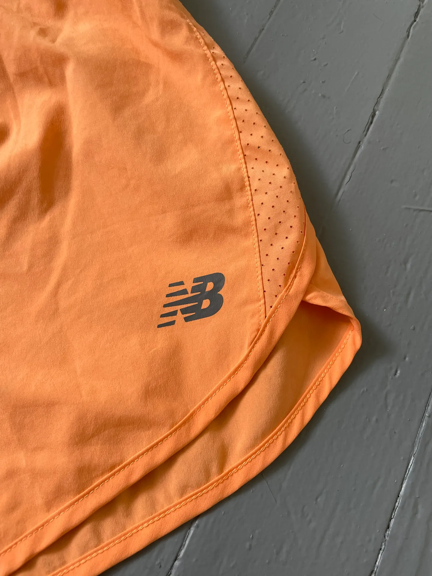 New Balance Orange Shorts - Image 2