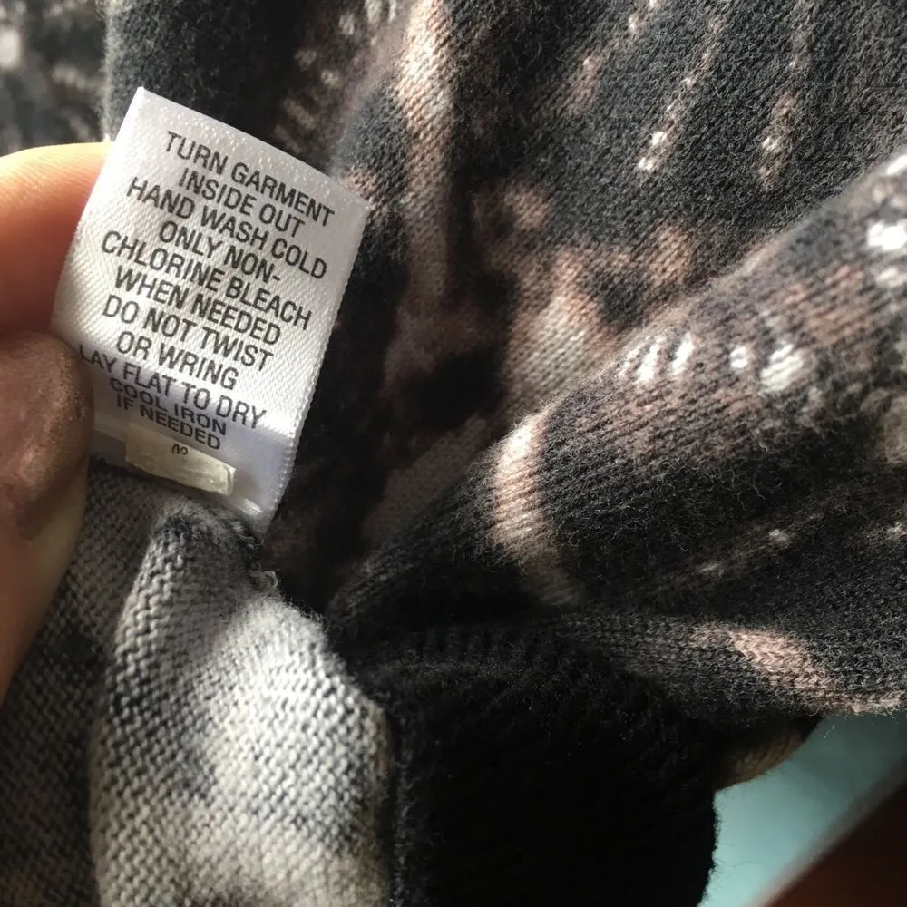 Thakoon for Target Tie Dye Cardigan Black Size M - Image 7