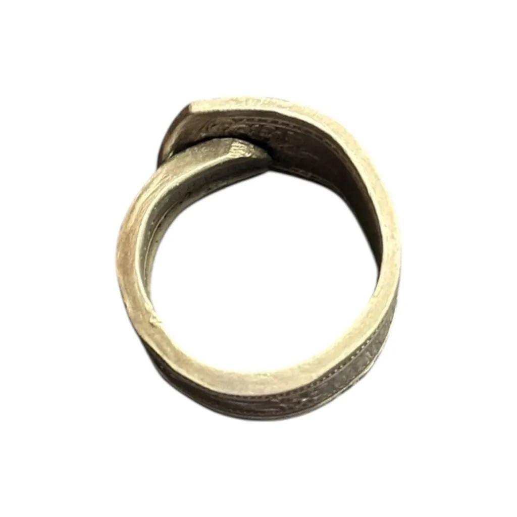 Vintage Silver Plated Spoon Ring - Image 8