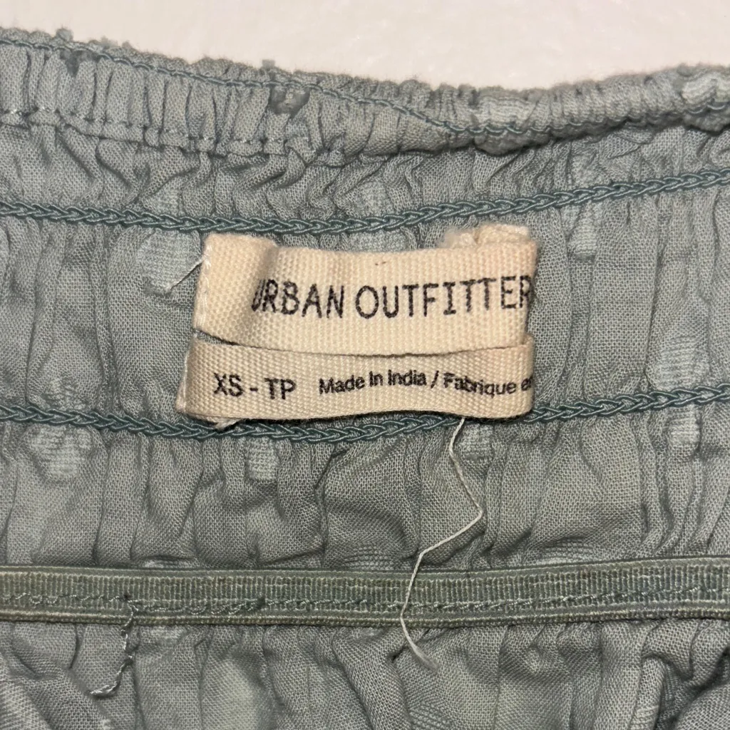 Urban Outfitters Light Green Smocked Camisole - Image 2