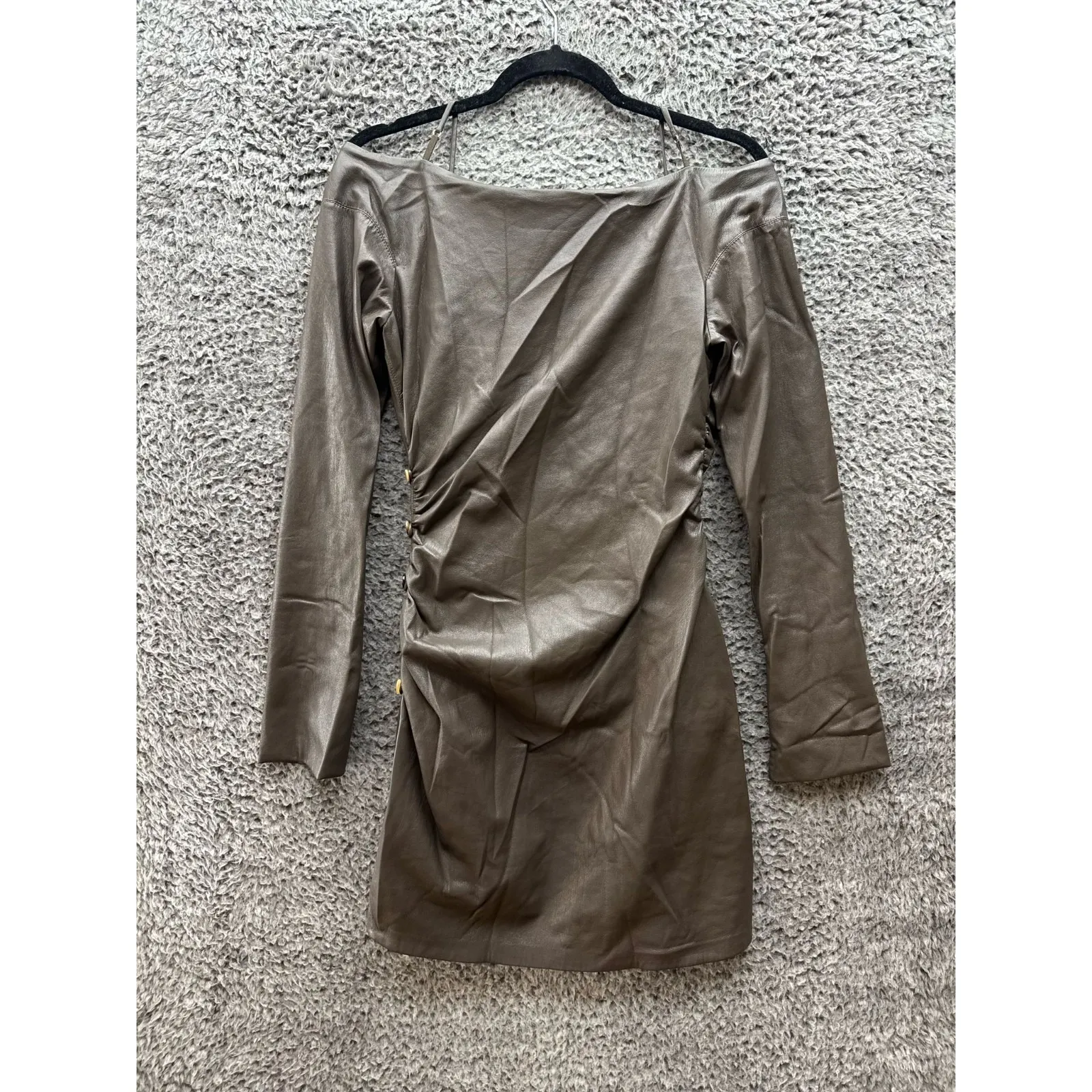 Nanushka Brown Moha faux - Image 2