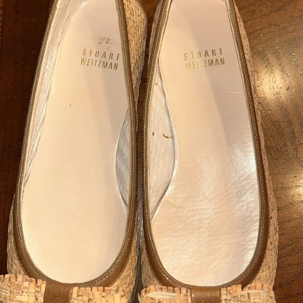 Stuart Weitzman Tan Candy Cork Flat Shoes(6.5M) - Image 10