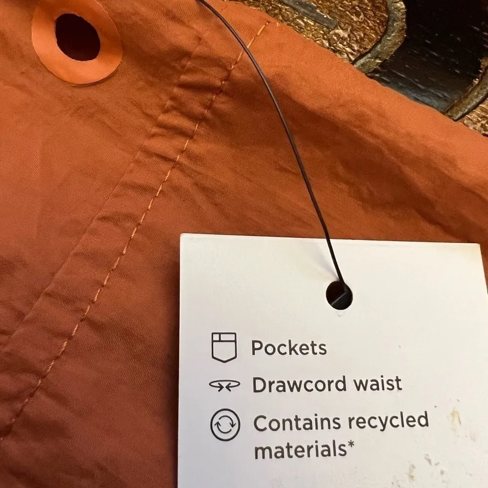 Flx half zip woven crop jacket cinnamon rose size M Orange Size M - Image 5