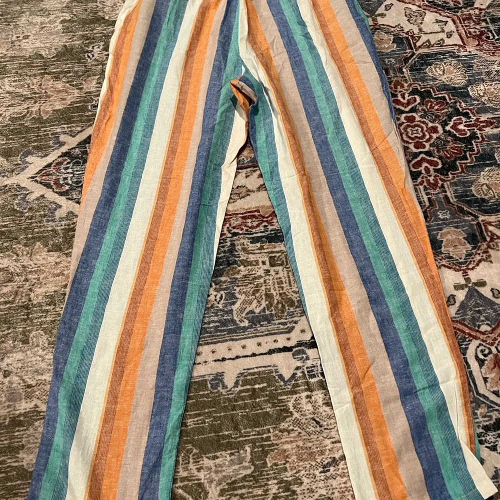 Women’s Size Medium New York & Co Striped boho pants - Image 2