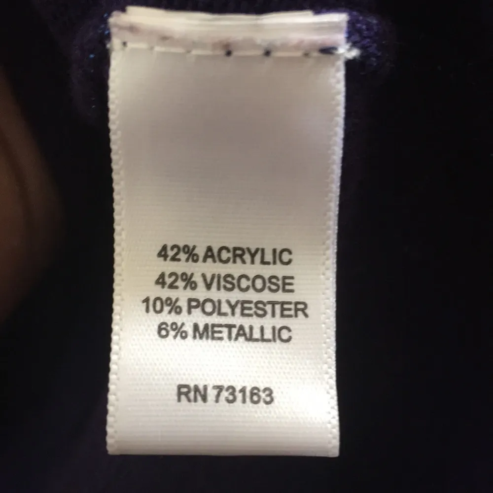 Cable & Gauge FINAL MARKDOWN Ladies’  Metallic Knit Top pm - Image 6