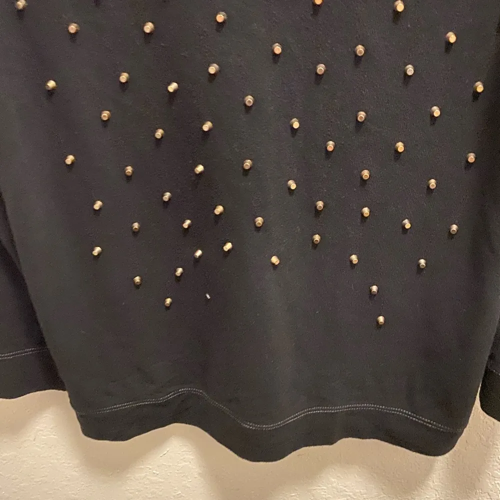 Monrow Black Studded Sweatshirt - Image 4