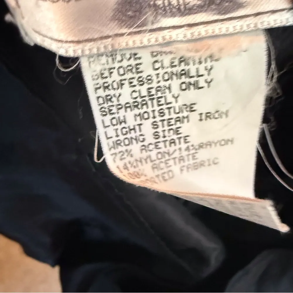 Vintage JESSICA MCCLINTOCK GunneSax blackVelvet Choker Formal evening Gown 11/12 - Image 11