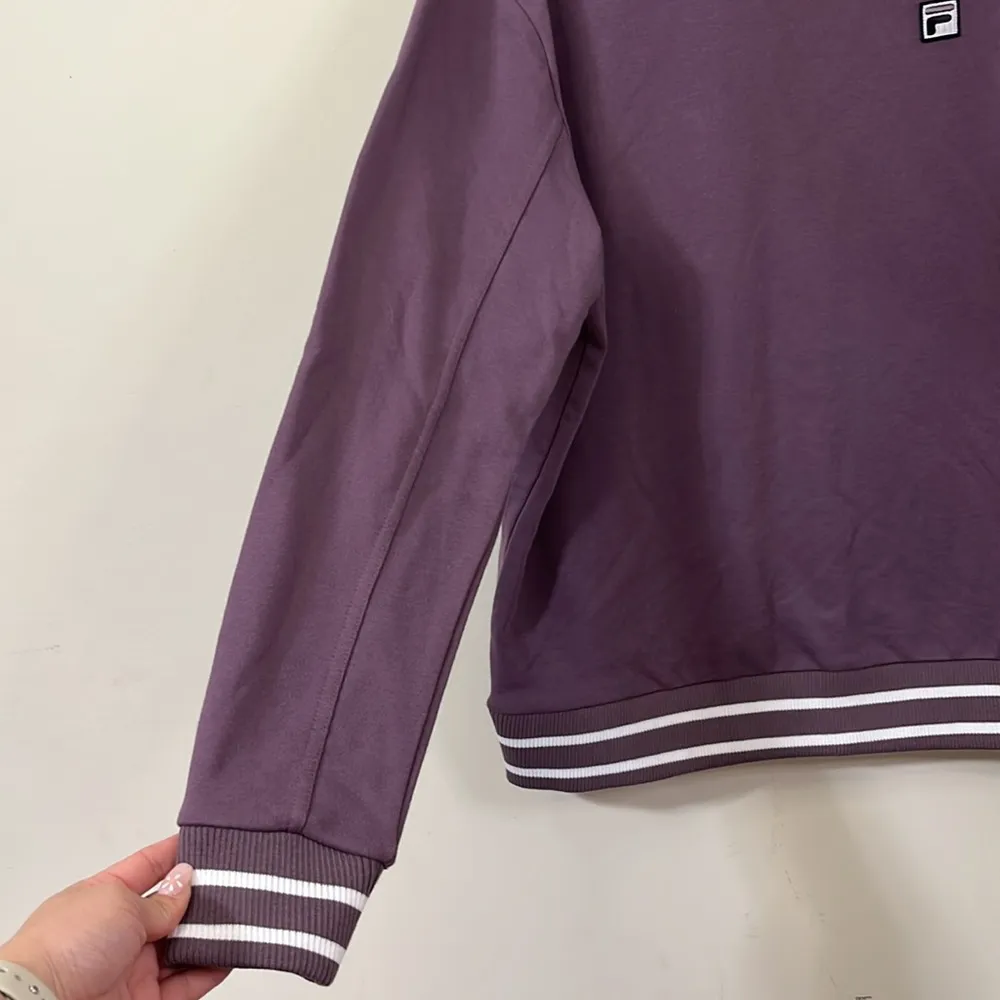Vintage Fila Jumper Purple Sweatshirt Size XXL - Image 3