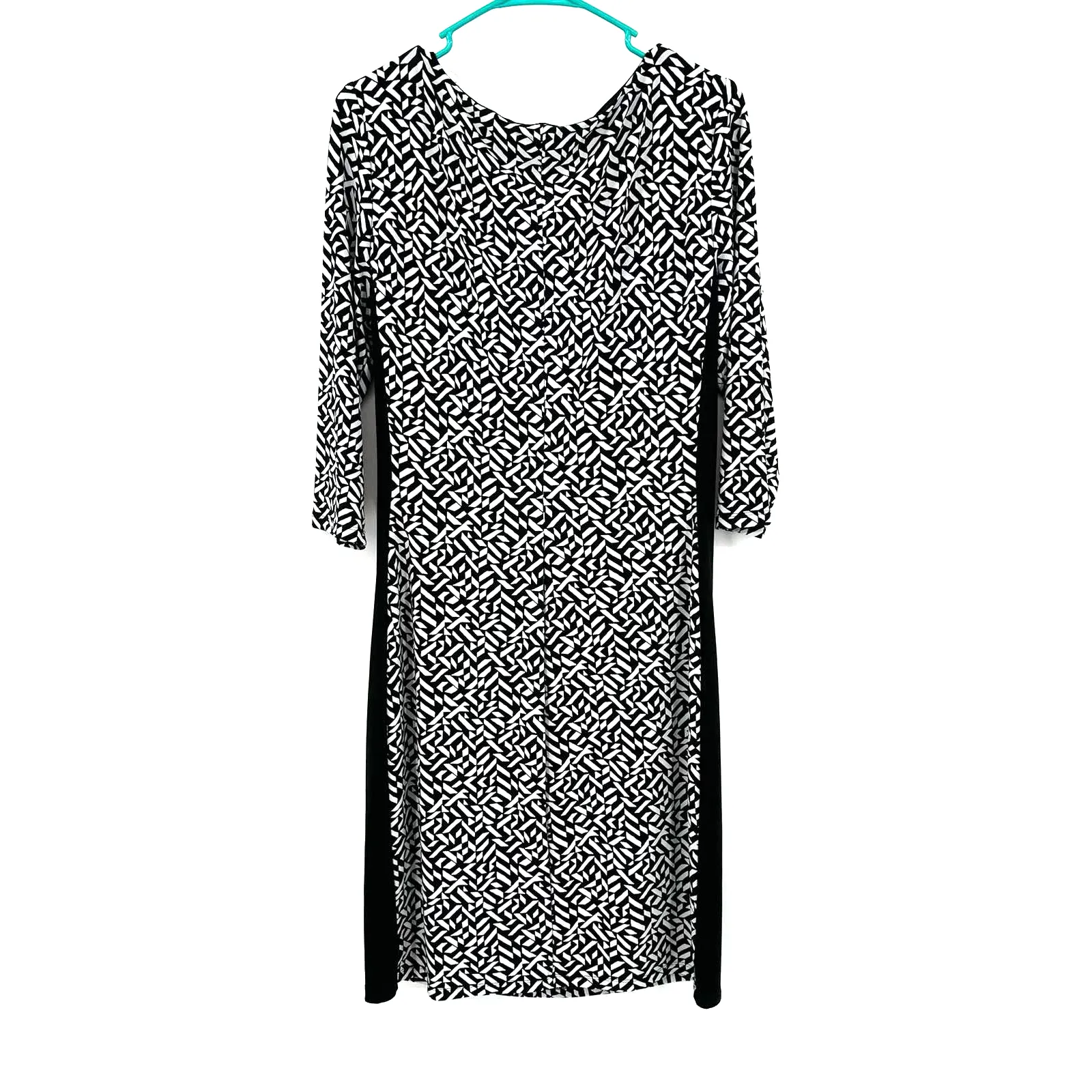 Lauren Ralph Lauren size 14 black and‎ white dress longer sleeves - Image 2