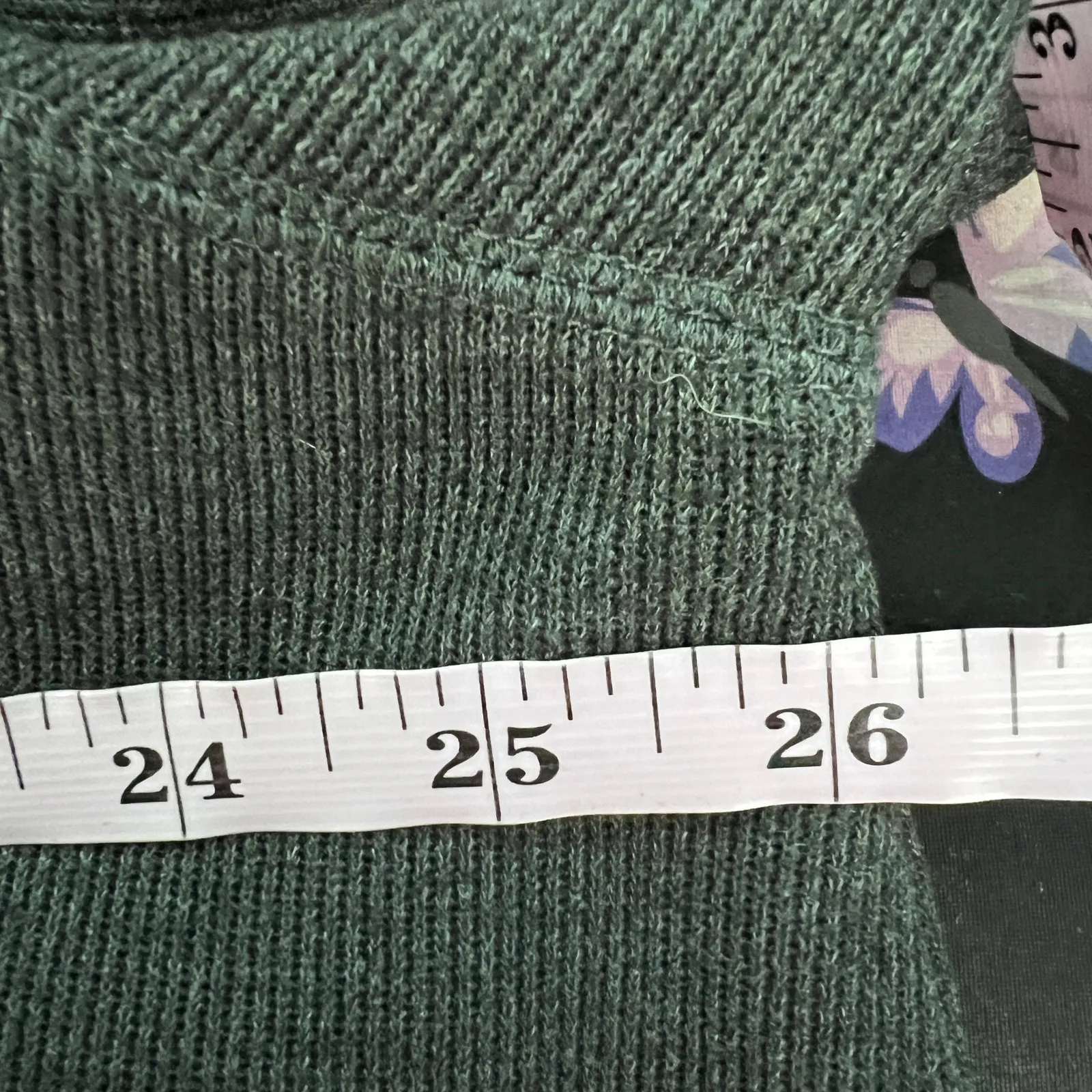 Avenue Henley Sweater Womens 22/24 Ribbed Stretch 3/4 Sleeve Relaxed Casual - Image 9