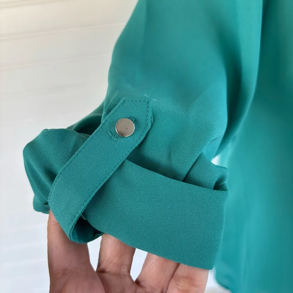 Apt 9 Chiffon long sleeved dressy blouse Size L - Image 8