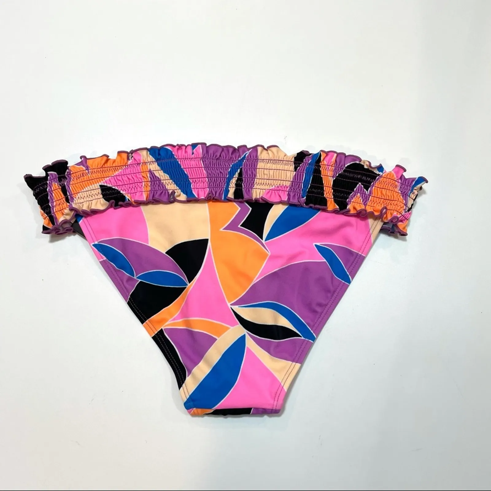 Salt+Cove smocked multicolor bikini swim bottom Purple - Image 5