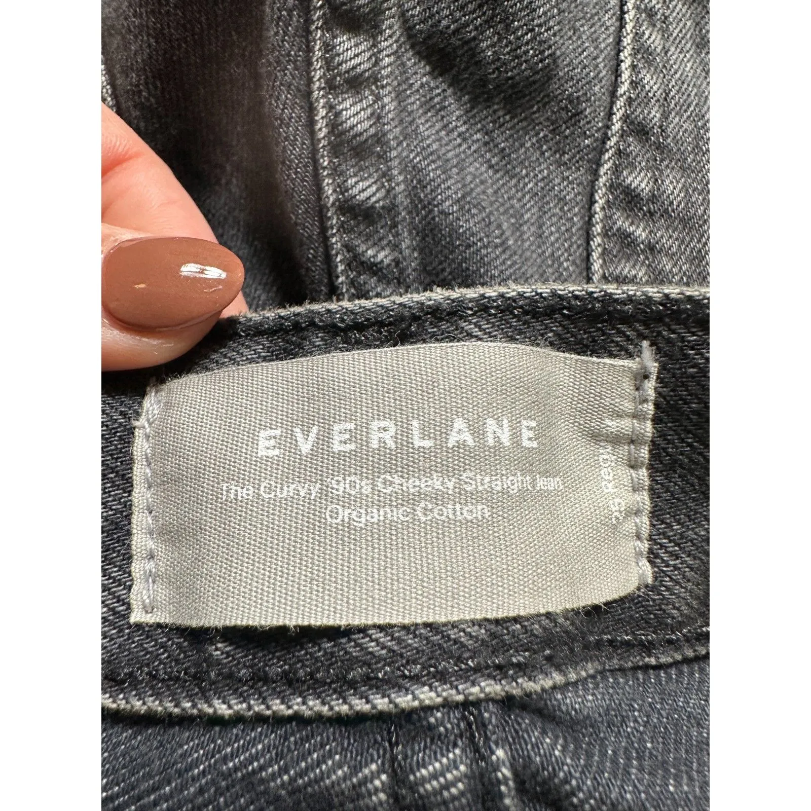 Everlane The Curvy '90s Cheeky Jean in Black Size 25 NWT - Image 7