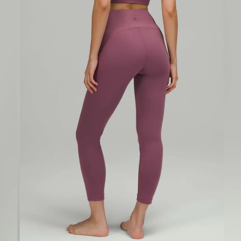Lululemon InStill High-Rise Tight 25" Vintage Plum Size 16 Mauve Rose Pink - Image 2