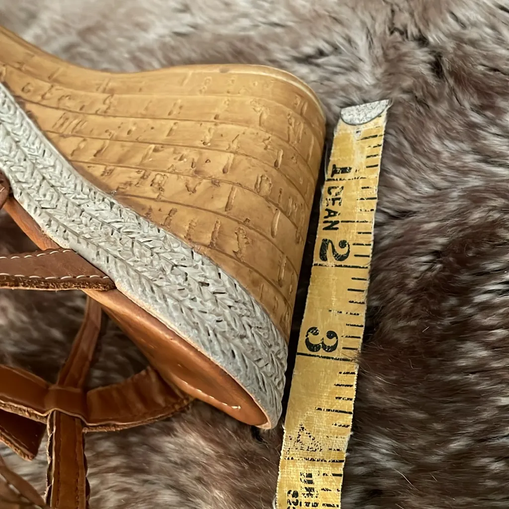 Kellie & Katie Strappy Wedge Sandals size‎ 7.5/38 - Image 8