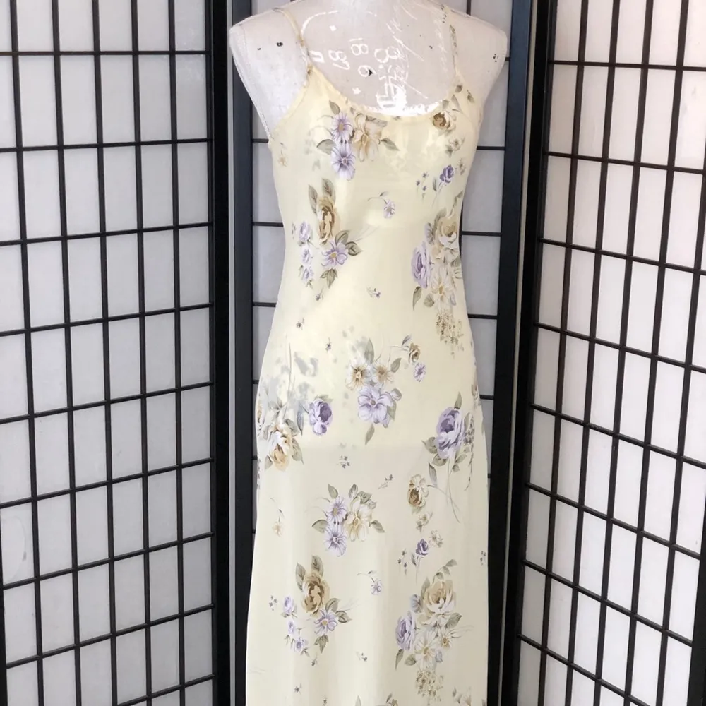 VTG Gold Crown Label Floral Dress - Image 6