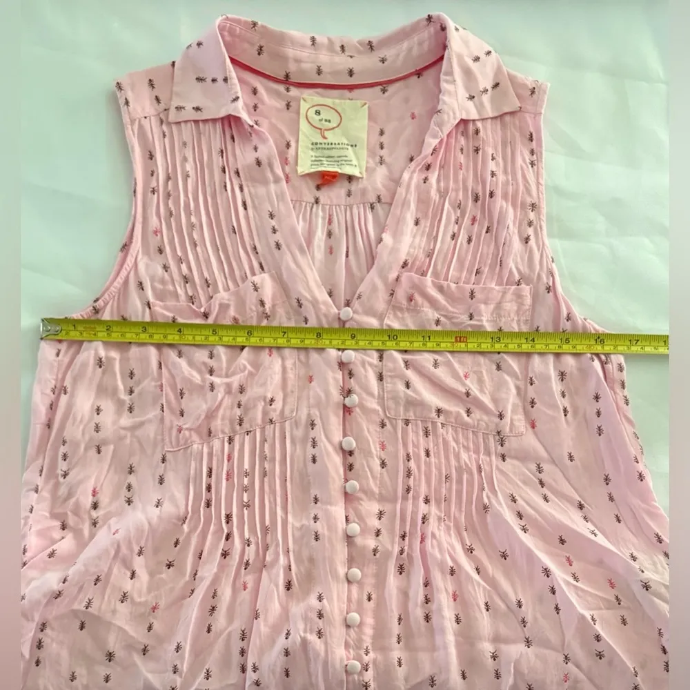 Anthropologie 8 of 52 Conversations Floral Print ANT Print Top LTD  Edition XS - Image 9