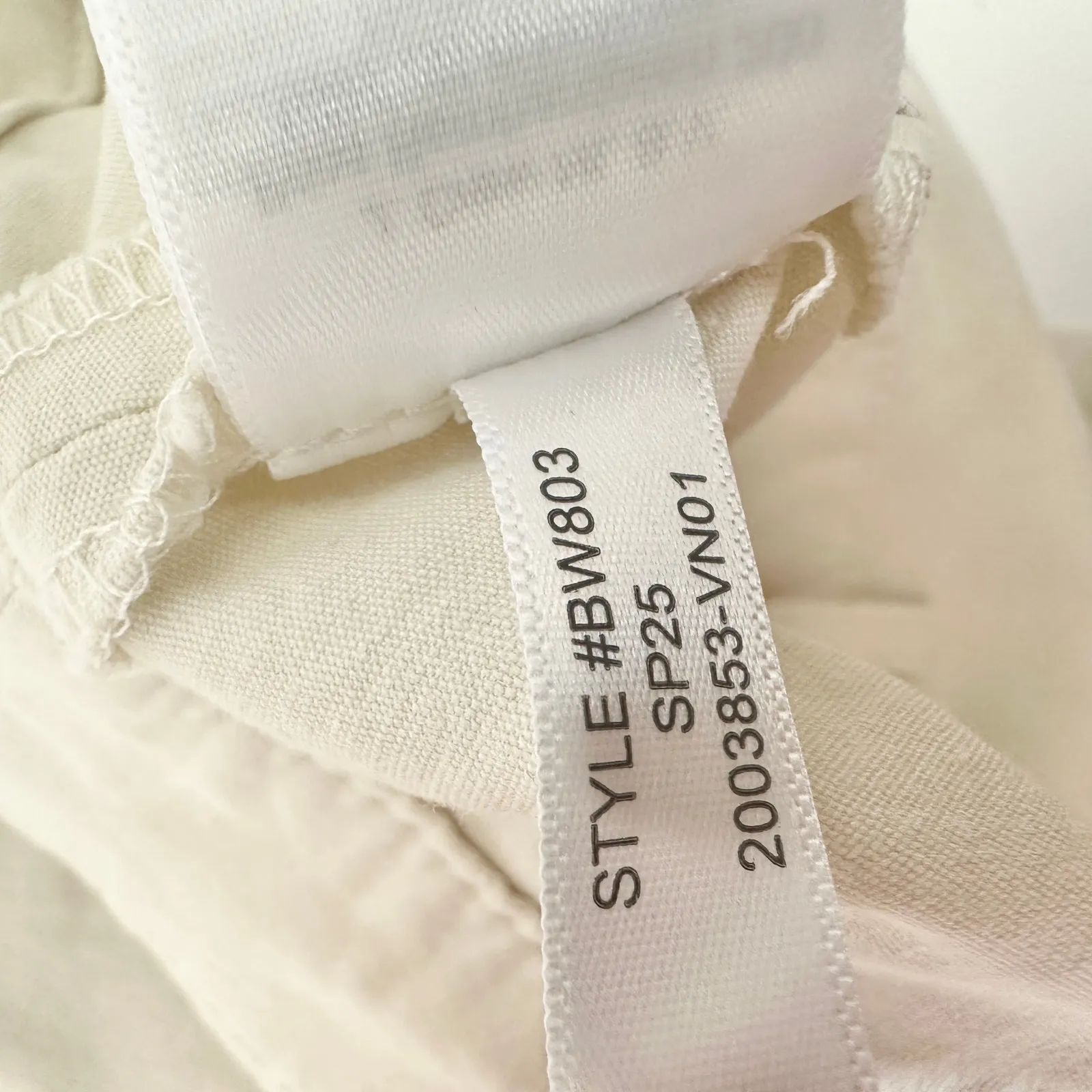 J.Crew Lizzie High Rise Patch Pocket Wide Leg Pant Classic Natural US 32 NWT - Image 10