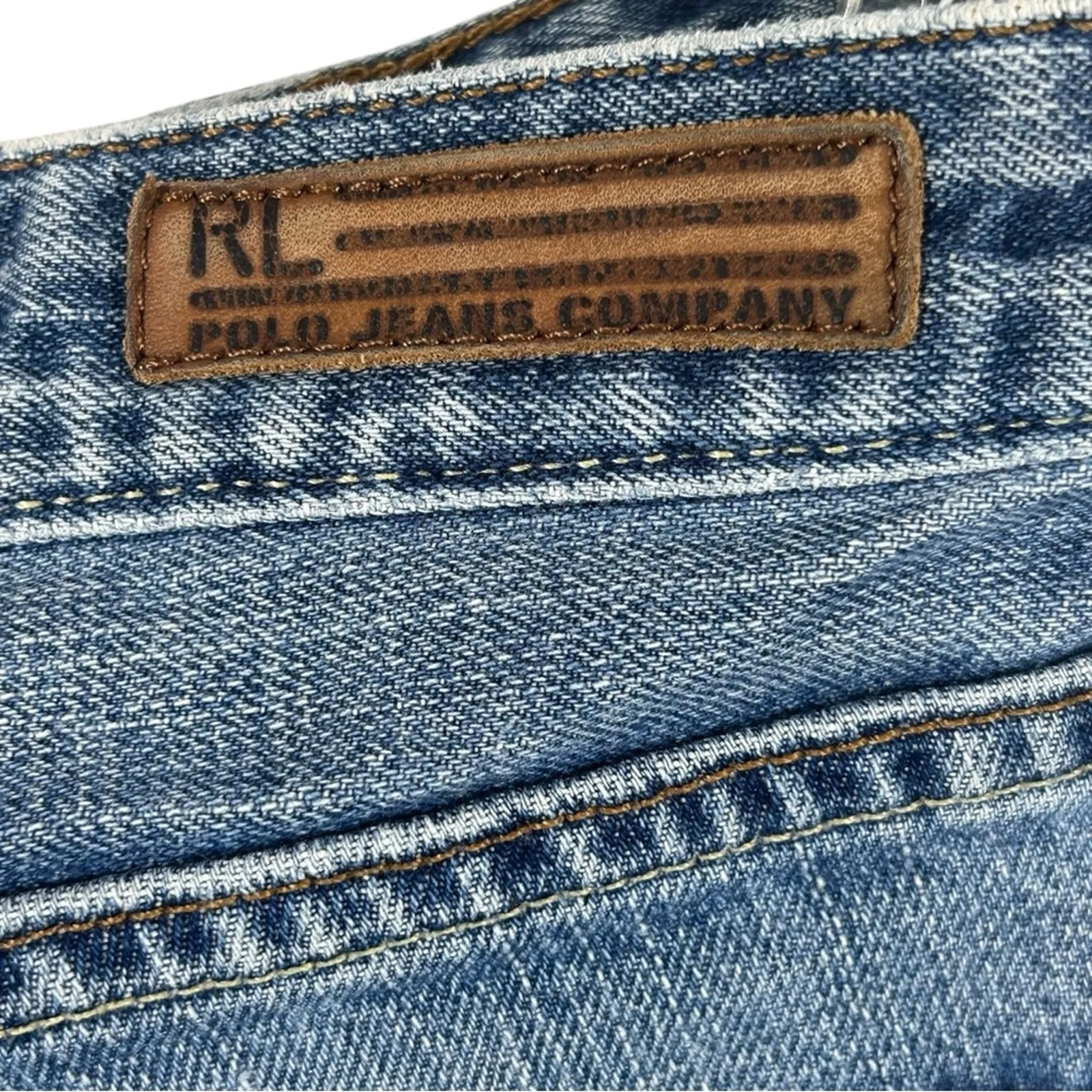 Vintage Ralph Lauren Polo RL Classic Fit Straight Leg Jeans Size 6 90s Y2K Denim - Image 6