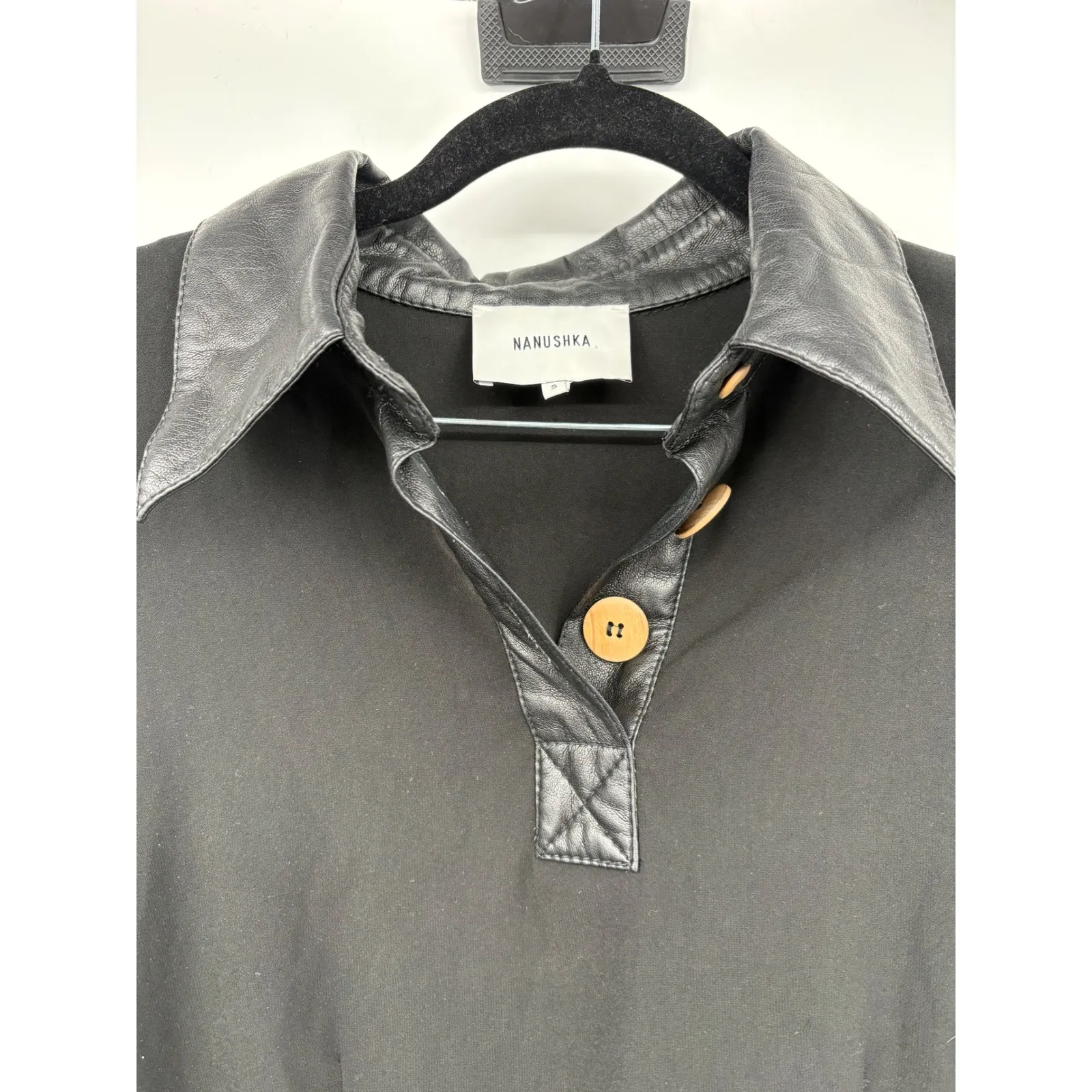 Nanushka Agnes faux leather - Image 3