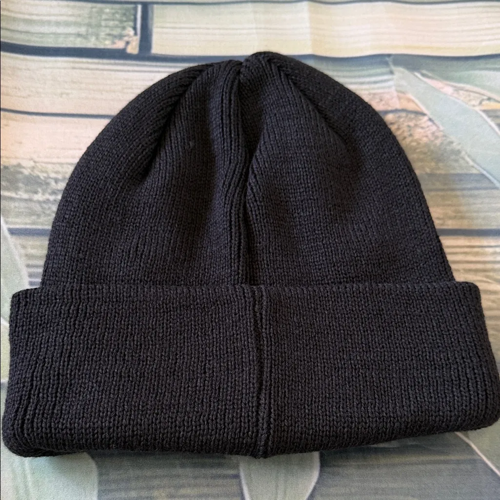 New Adidas Black Performance Fold Beanie - Image 2