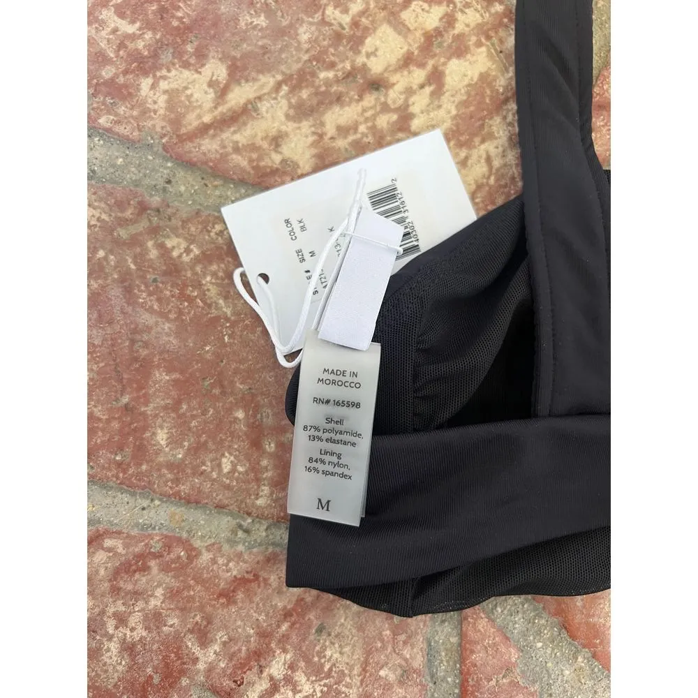 Andie Swim x Demi Moore Andie The Monaco‎ Top in Black Size Medium NWT - Image 6