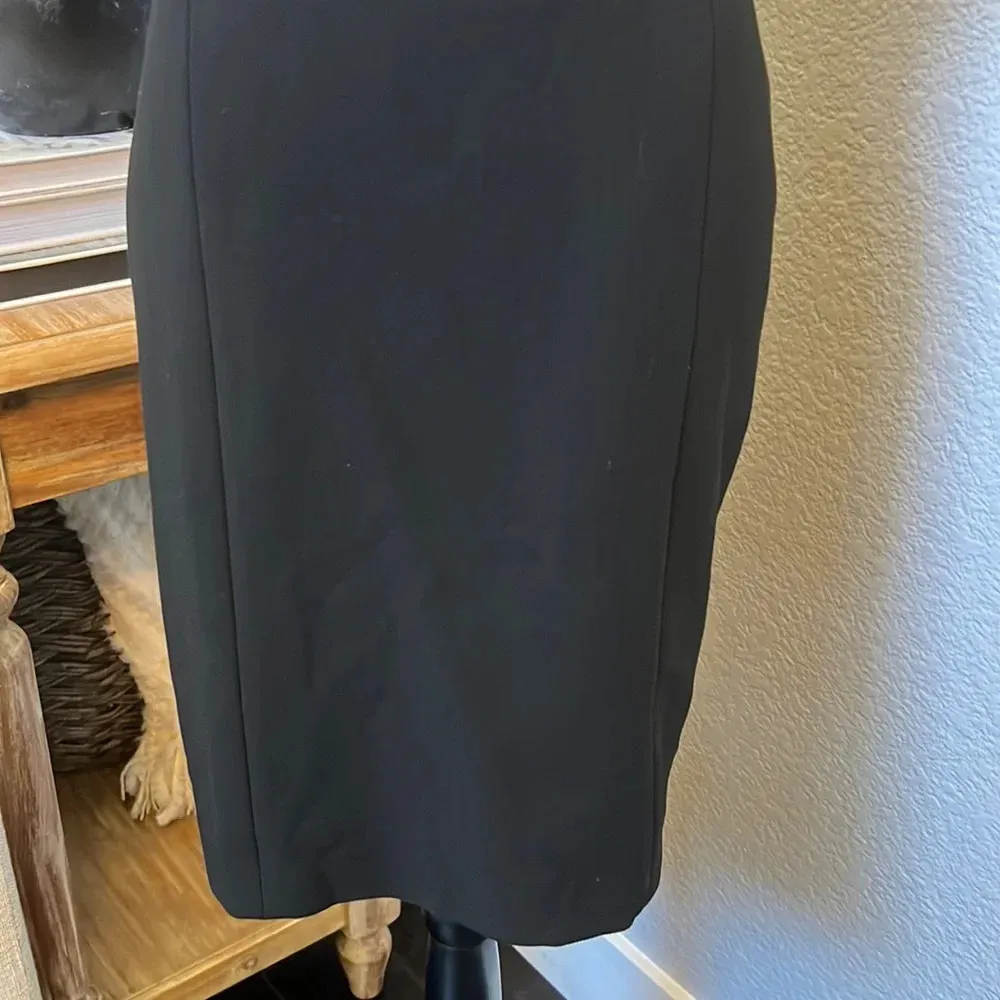 TALBOTS PONTE A-LINE BLACK SKIRT - Image 2