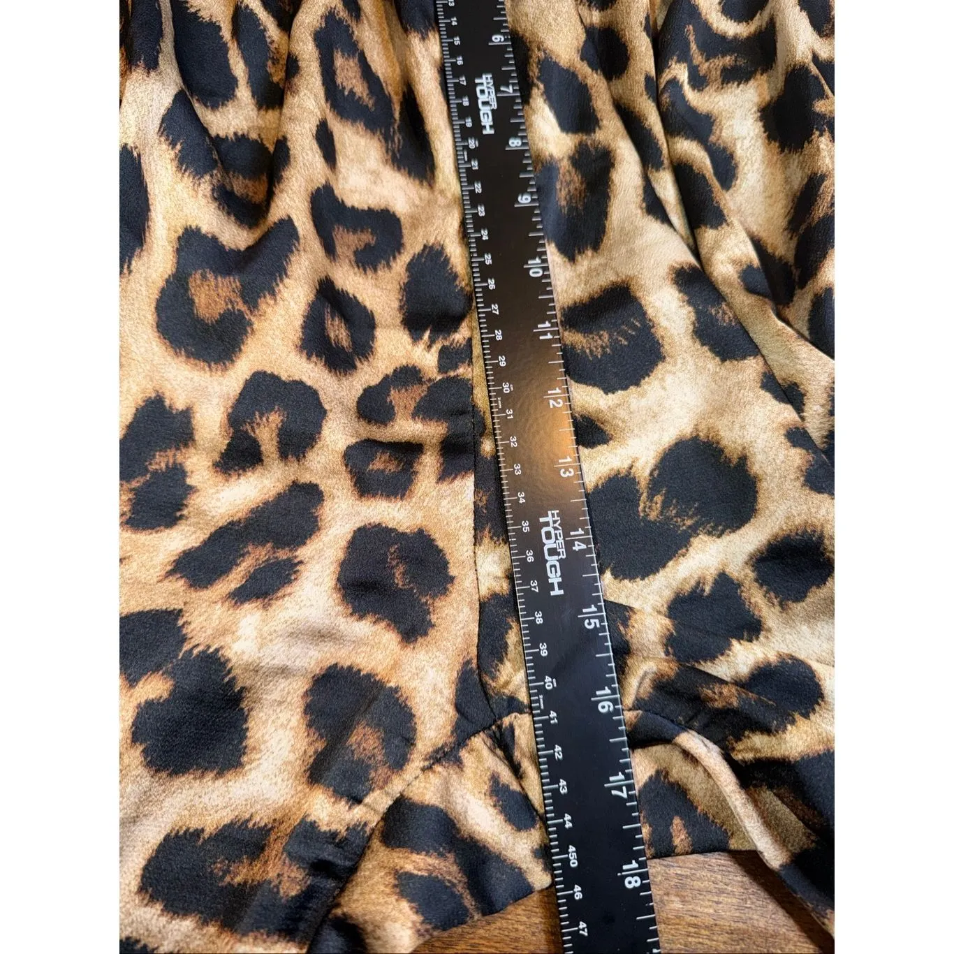 Hayden Tapered-Fit Pull-On Leopard Animal Print Ankle Pants - Image 7