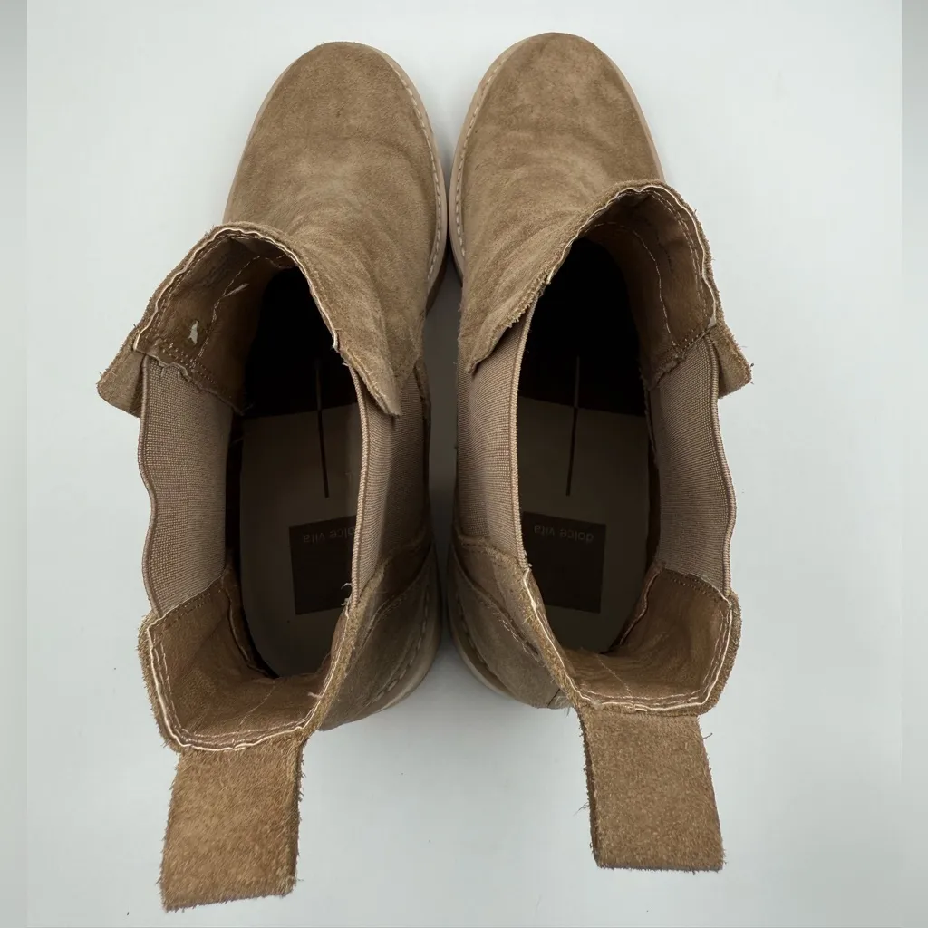 Dolce Vita Chelsea Boots Tan Size 9.5 - Image 11