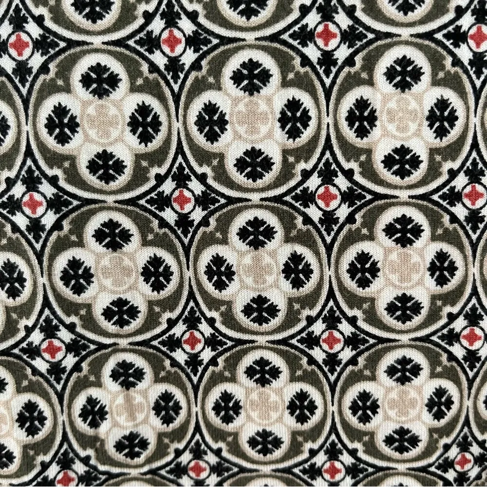 Max Studio Sage and Black Boho Short Sleeve Elastic Waist Size XL - Image 10