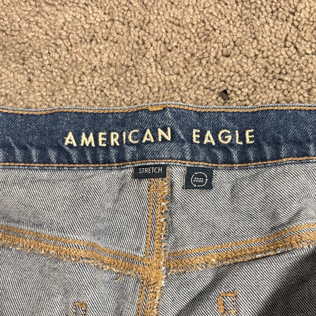 American Eagle Outfitters Blue Flare Jeans - Image 5
