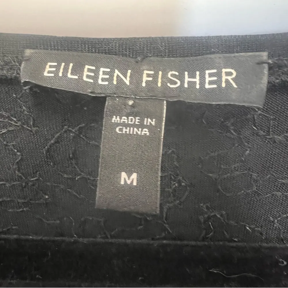 black mid sleeve full sequin mini dress/tunic - size Medium - Image 4