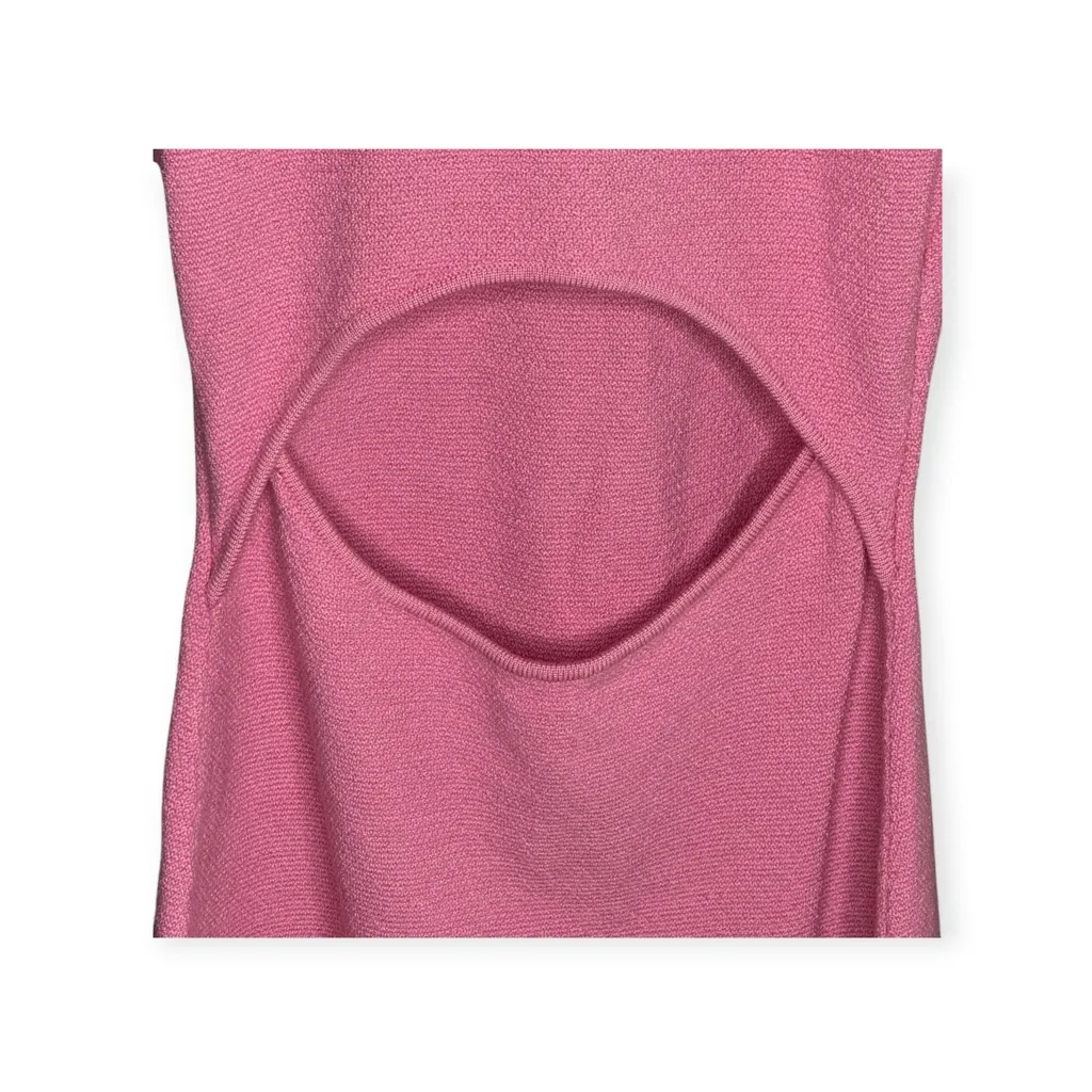 Victor Glemaud ❤︎︎ Pique Cut Out Sleeveless Tank Dress ❤︎︎ Barbie Pink ❤︎︎ XS - Image 9