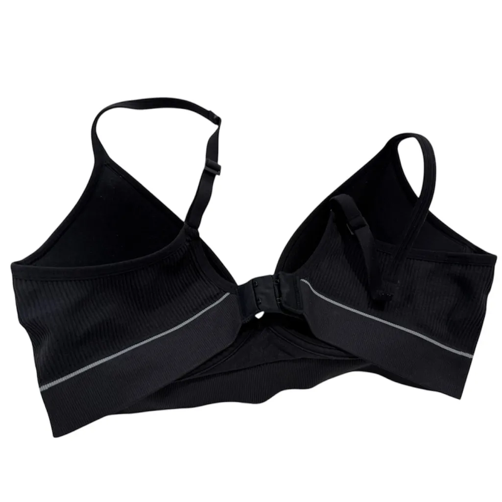 Hanes Originals Women’s Ribbed Seamless Contour Bra Lightly Lined Size Large - Image 3