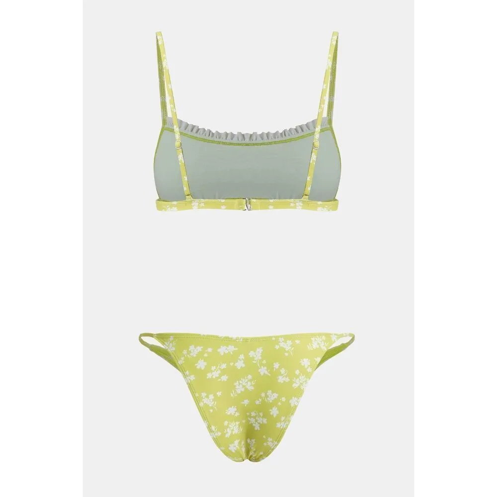 ✨Cupshe Ditsy Floral Smocked Bikini Sz Medium Set✨ - Image 7