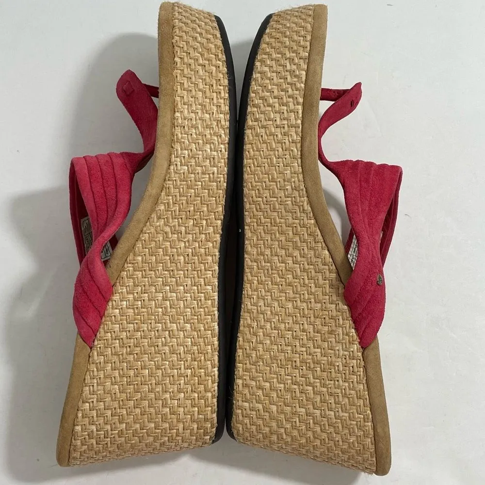 UGG Zamora Espadrilles Women's Sz US 8.5 | EU 39.5 Wedge Flip Flop Sandals Shoes - Image 6