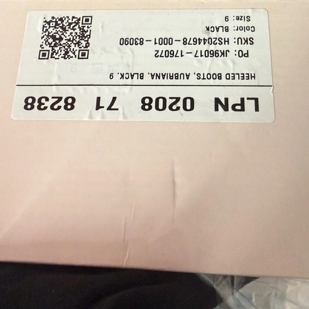 Just Fab woman’s heeled boots Aubriana black new Size 9 - Image 4