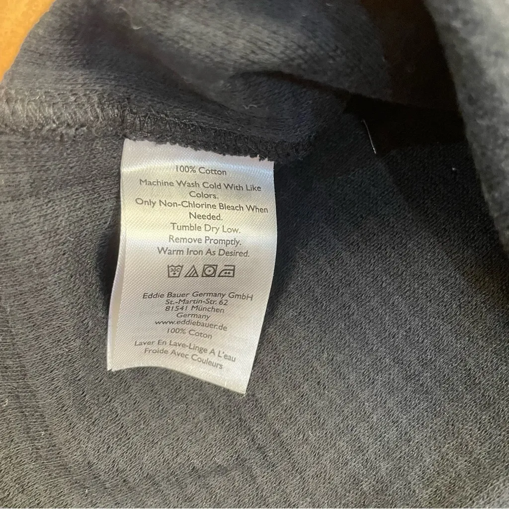 Eddie Bauer Pull On Cotton Textured V Neck Collard Long Sleeve Women’s Medium - Image 7