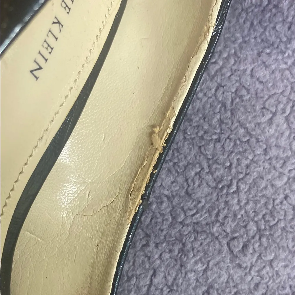 Anne Klein Black Peep Toe Heels - Image 9