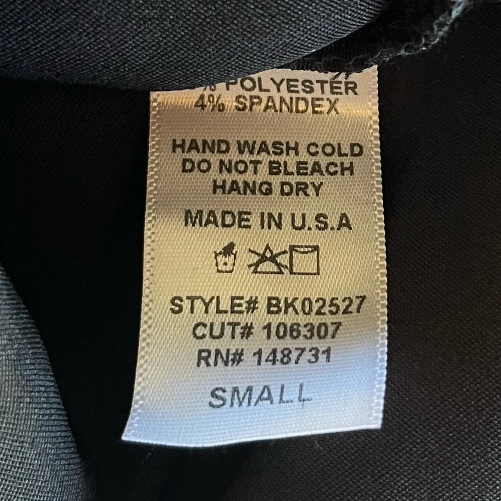 Black Satin Skirt Size S - Image 6